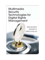 multimedia security technologies for digital rights management