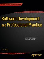 Software Development and Professional Practice docx