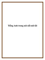 Tiếng Anh trong nói nối-nói tắt pptx