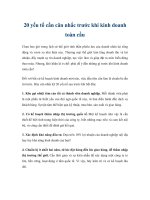 20 yếu tố cần cân nhắc trước khi kinh doanh toàn cầu pdf