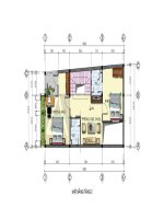 Thiết kế nhà phố 2,5 tầng, nở hậu ppt