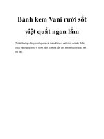 Bánh kem Vani rưới sốt việt quất ngon lắm potx