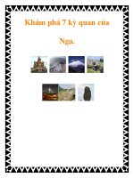 Khám phá 7 kỳ quan của Nga. potx