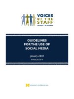 GUIDELINES FOR THE USE OF SOCIAL MEDIA doc
