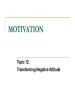 Transforming Negative Attitude pdf