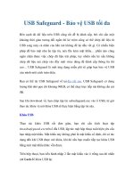USB Safeguard - Bảo vệ USB tối đa docx