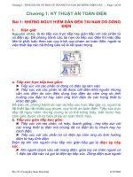 kỹ thuật an toàn điện