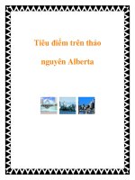 Tiêu điểm trên thảo nguyên Alberta potx