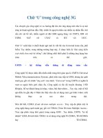 Chữ ‘U’ trong công nghệ 3G pot