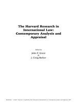 The Harvard Research in International Law: Contemporary Analysis and Appraisal pot