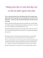 Những hiểu lầm về cách thải độc cho cơ thể mà nhiều người mắc phải pptx