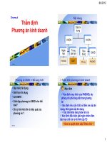 Thẩm định Phương án kinh doanh docx