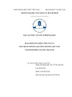 HOẠT ĐỘNG HUY ĐỘNG TIỀN GỬI CỦA NGÂN HÀNG THƯƠNG MẠI CÔNG THƯƠNG VIỆT NAM- CHI NHÁNH ĐÔNG SÀI GÒN- PDG SỐ 03