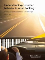 EY Understanding customer behavior in retail banking - The impact of the credit across Europe docx