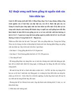 Kỹ thuật ương nuôi lươn giống từ nguồn sinh sản bán nhân tạo pptx