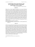 SỰ BIẾN ĐỘNG HÀM LƯỢNG PHYTIC ACID TỪ CÁC DÒNG LÚA ĐƯỢC GÂY ĐỘT BIẾN BẰNG CHIẾU XẠ TIA GAMMA pptx