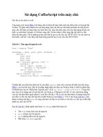 Sử dụng CoffeeScript trên máy chủ docx