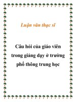 Luận văn thạc sĩ 