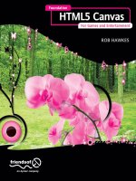 apress foundation -  html5 canvas, for games and entertainment (2011)