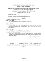 đáp án + đề thi lí thuyết tốt nghiệp khóa 3 - quản trị mạng máy tính - mã đề thi qtmmt lt  (9)