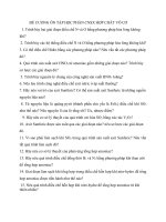 ĐỀ CƯƠNG ôn tập CNSX hợp CHẤT vô cơ