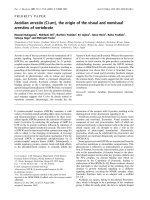 Báo cáo Y học: Ascidian arrestin (Ci-arr), the origin of the visual and nonvisual arrestins of vertebrate pdf