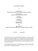 MANAGEMENT IN AMERICA ppt