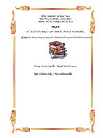 mô phỏng hàng đợi bằng gpss