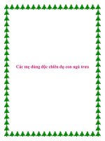 Các mẹ dùng độc chiêu dụ con ngủ trưa. pptx