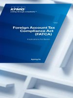 Foreign Account Tax Compliance Act (FATCA) Implications for Banks pot