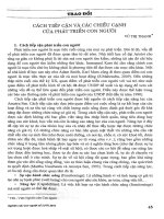 Báo cáo khoa học:Cách tiếp cận và chiều cạnh của phát triển con người pot