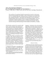 Báo cáo khoa học: 