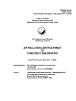AIR POLLUTION CONTROL PERMIT TO CONSTRUCT AND OPERATE potx