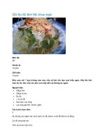 Gỏi đu đủ tôm thịt chua ngọt pptx