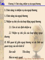 Chức năng của ngoại thương ppt