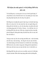 Tiết kiệm cho nhà quản lý với hệ thống ERP trên nền web pot