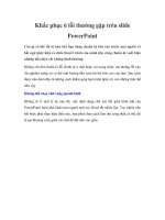 Khắc phục 6 lỗi thường gặp trên slide PowerPoint potx