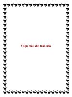 Chọn màu cho trần nhà doc