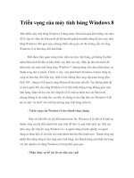 Triển vọng của máy tính bảng Windows 8 pptx