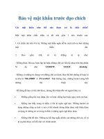 Bảo vệ mật khẩu trước đạo chích potx