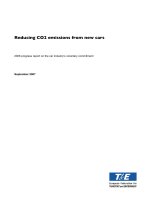 Reducing CO2 emissions from new cars pdf