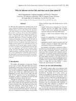 Why do Internet services fail, and what can be done about it? ppt