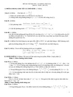 Đề thi thử ĐH môn toán số 139
