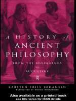 HISTORY OF ANCIENT PHILOSOPHY docx