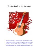 Truyền thuyết về cây đàn guitar pot