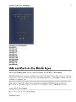 Arts and Crafts in the Middle Ages pdf