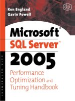 Microsoft® SQL ServerTM 2005 Performance Optimization and Tuning Handbook pptx