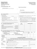 BUSINESS PROPERTY STATEMENT FOR 2013: FILE RETURN BY APRIL potx
