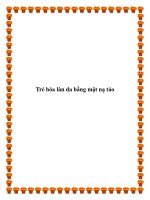 Trẻ hóa làn da bằng mặt nạ táo potx