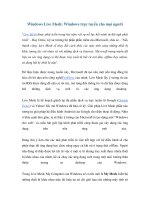 Windows Live Mesh: Windows trực tuyến cho mọi người doc